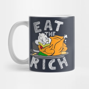 EAT THE RICH DUCK by TaizTeez Mug